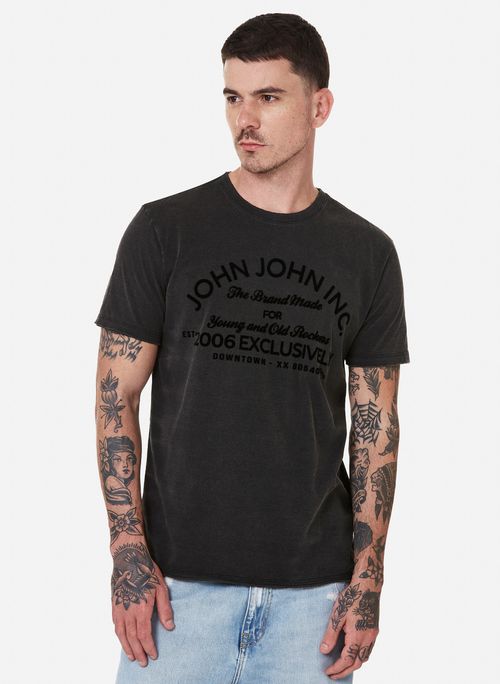 Camiseta Slim Fit Brand Made John John Masculina