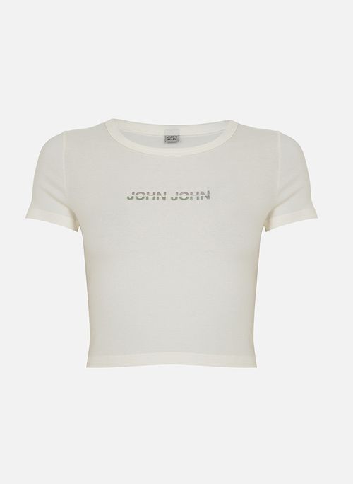 Camiseta Justa JJ Duo Side John John Feminina