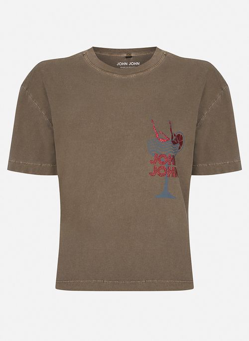 Camiseta Justa Maison John John Feminina