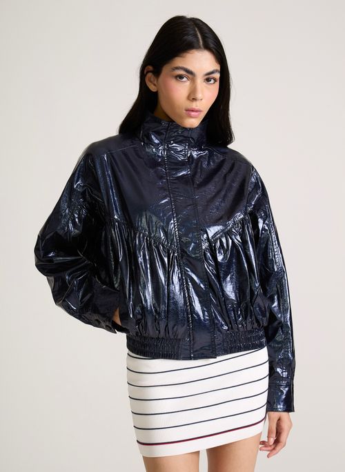 Jaqueta Reta Crimp John John Feminino