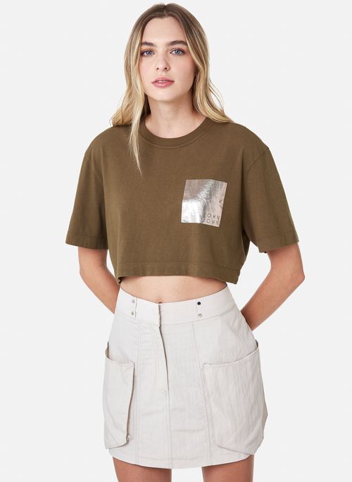 Camiseta Cropped Jenny John John Feminina