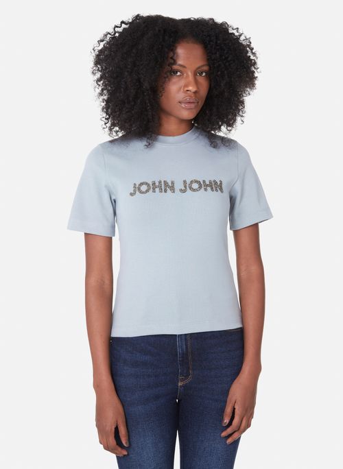 Camiseta Reta JJ Crystal John John Feminina