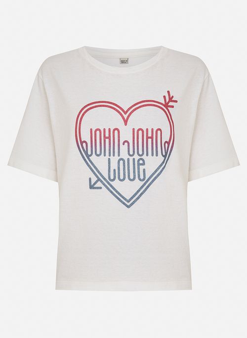 Camiseta Ampla John Love John John Feminina