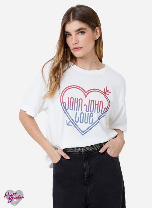 Camiseta Ampla John Love John John Feminina