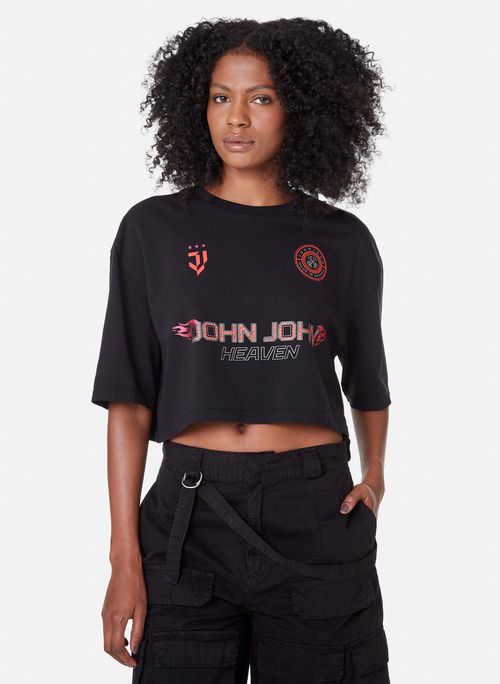 Camiseta Cropped JJ Soccer John John Feminina