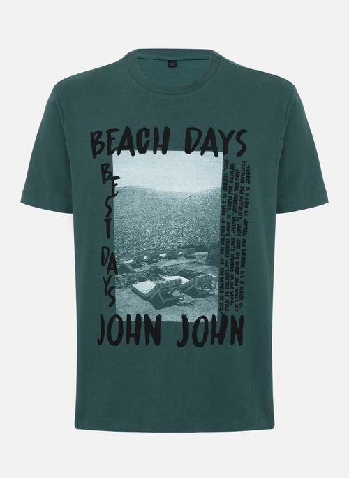 Camiseta Relaxed Fit Beach Day Pic John John Masculina