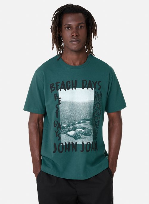 Camiseta Relaxed Fit Beach Day Pic John John Masculina