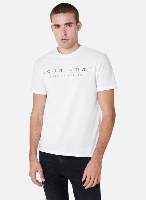 Camiseta Slim Fit New John Line John John Masculina