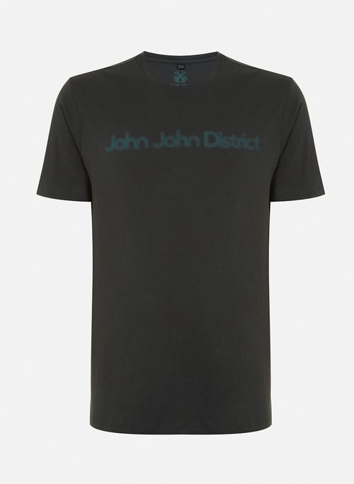 Camiseta Regular Fit JJ District Verde John John Masculina