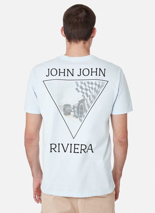 Camiseta Regular Fit Race Riviera John John Masculina