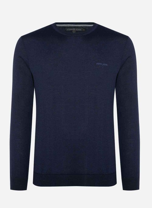Suéter Tricot Reto Scott Navy John John Masculino