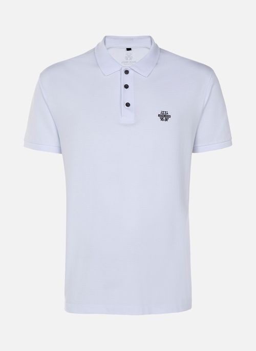 Polo Reta Transfer White John John Masculina