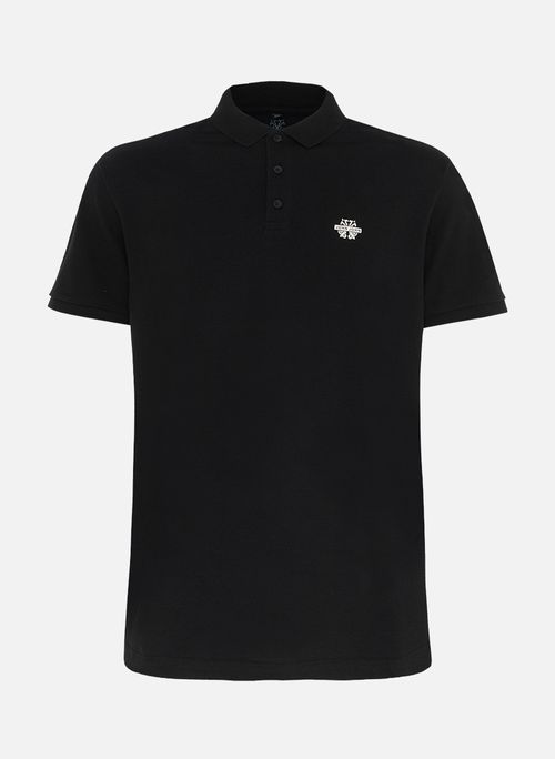 Camisa Reta Polo Transfer Black John John Masculina