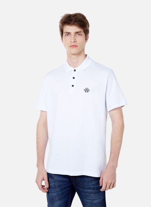 Polo Reta Transfer White John John Masculina