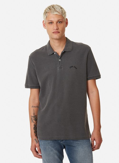 Polo Regular Fit Vibe Chumbo John John Masculina