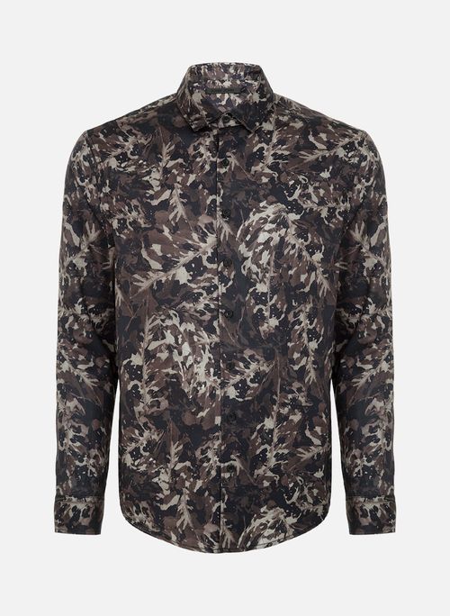 Camisa Regular Fit Camouflaged John John Masculina