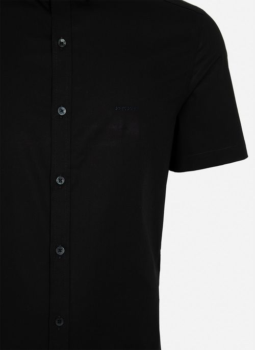 Camisa New Slim Black Mc John John Masculina