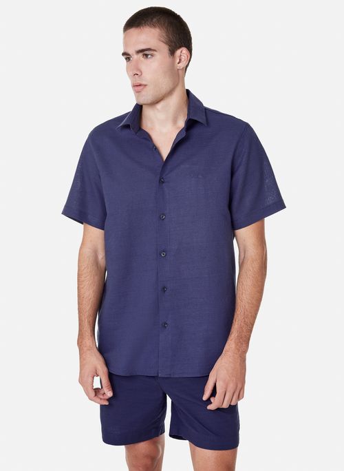 Camisa Regular Fit Blended Carbone John John Masculina