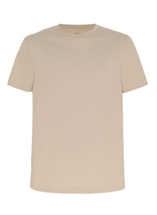 Camiseta Pima Regular Fit Basic Beige John John Masculina