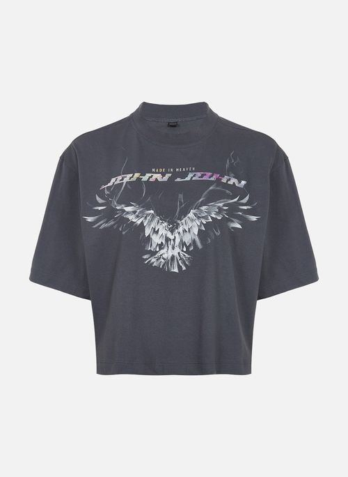 Camiseta Ampla Eagle On Fire John John Feminina