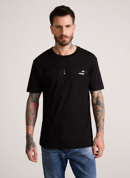 Camiseta Regular Fit John Alignment BL John John Masculina