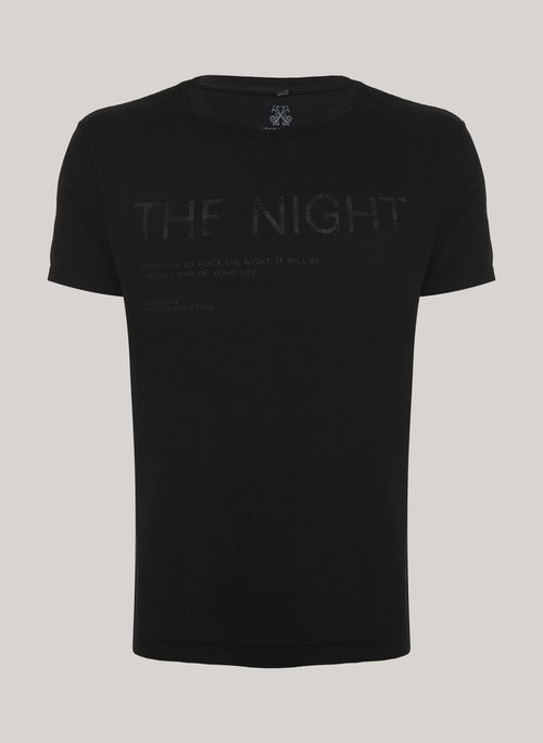 Camiseta Slim Fit The Night Black John John Masculina