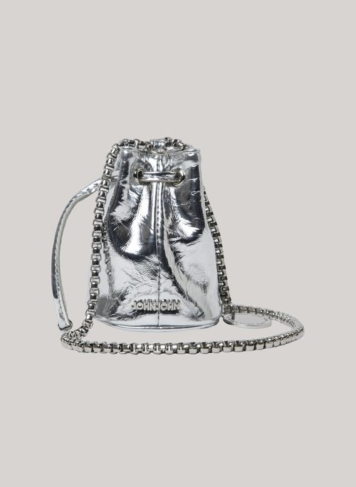 Mini Bag Candice Silver John John Feminina