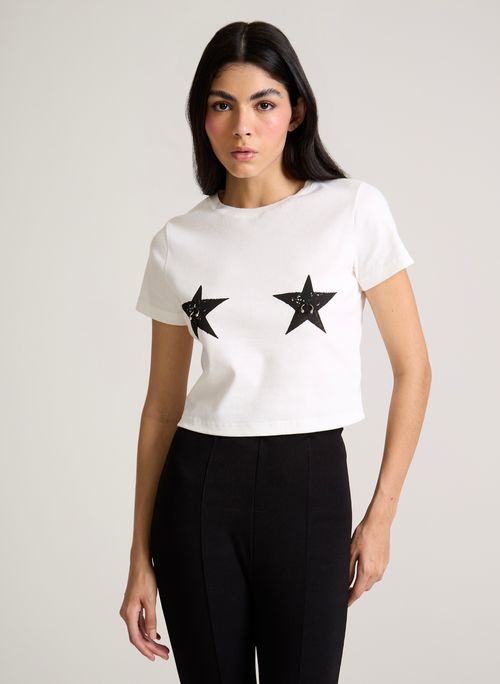 Camiseta Justa Body Star John John Feminina