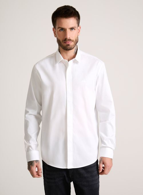 Camisa Regular Fit Office White John John Masculina