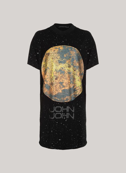 Vestido Amplo Moonlight John John Feminino