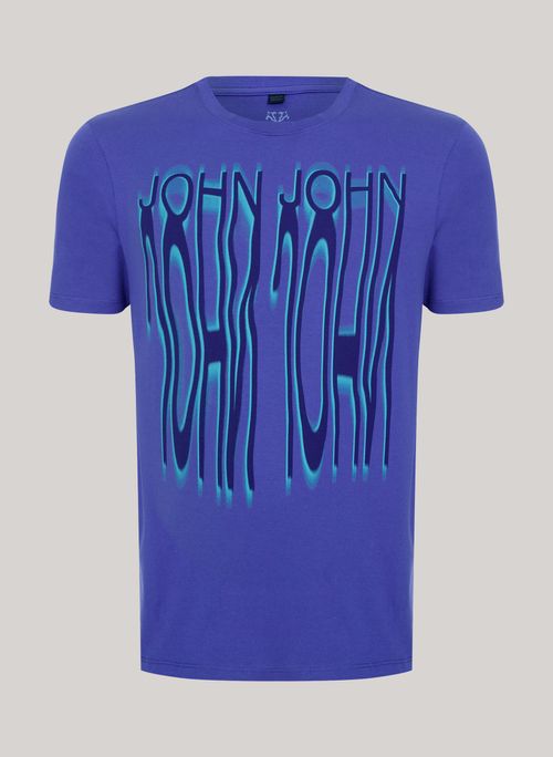 Camiseta Regular Fit Blur John John Masculina