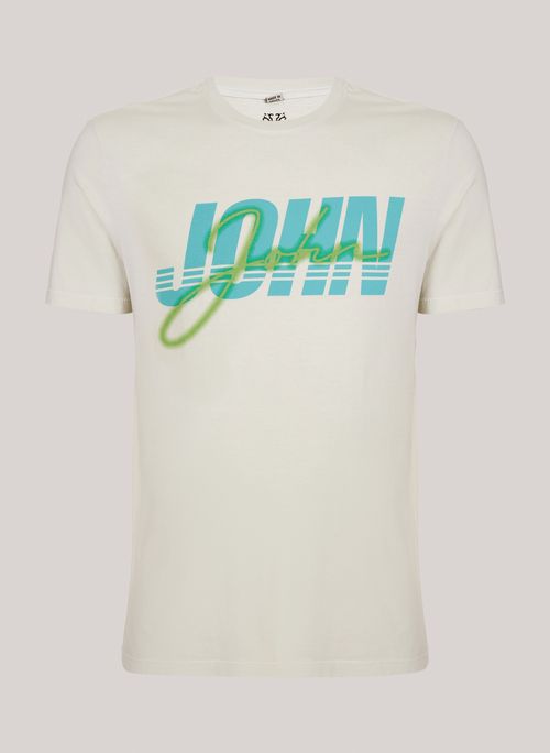 Camiseta Regular Fit John Neon John John Masculina