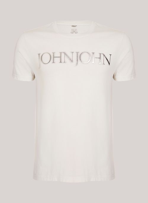 Camiseta Slim Fit John King White John John Maculina