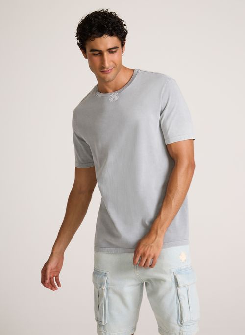 Camiseta Regular Fit John Strass John John Masculina