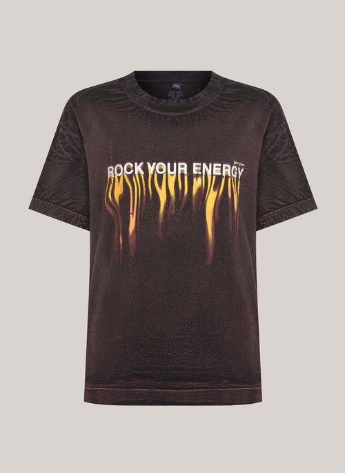 Camiseta Ampla Rock Your Energy John John Feminina