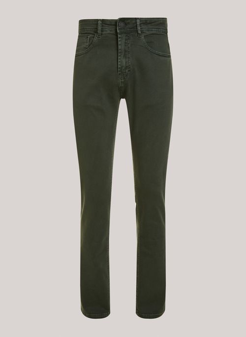 Calça Slim 5 Pckts Green John John Masculina