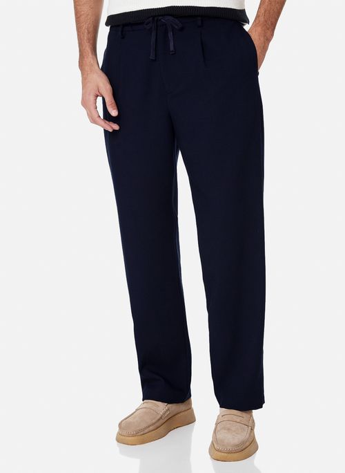 Calça Alfaiataria Lenon Pants Navy John John Masculina