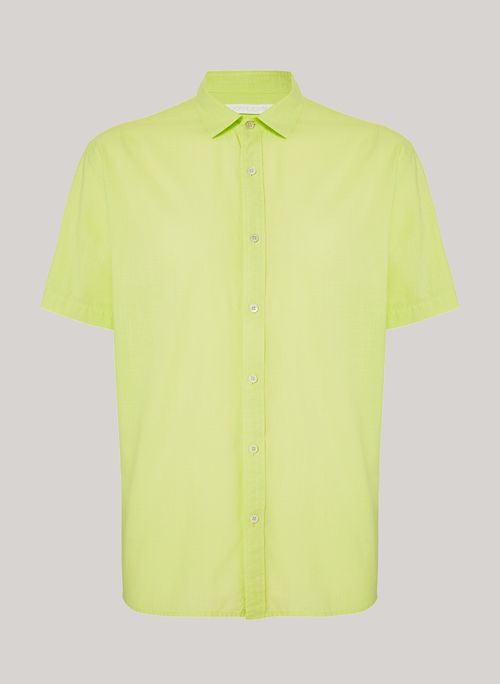 Camisa Relaxed Fit  Cotton Lime John John Masculina