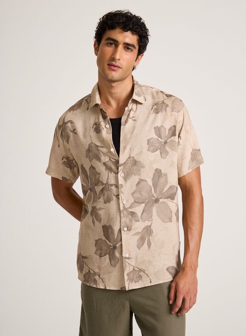 Camisa Relaxed Water Floral John John Masculina