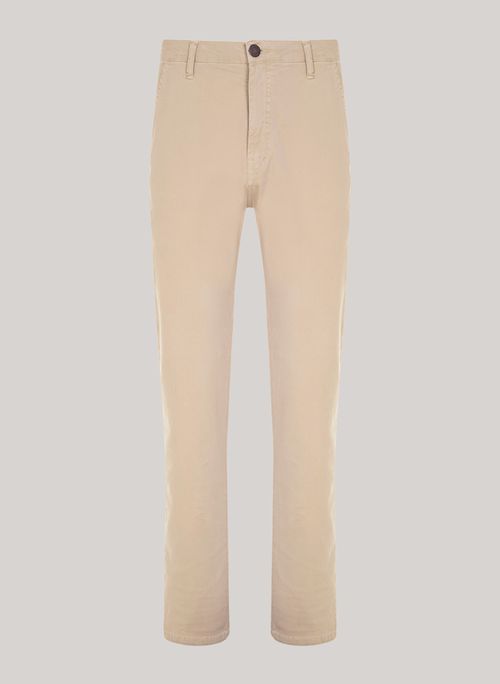 Calça Slim Fit Chino Portland Khaki John John Masculina