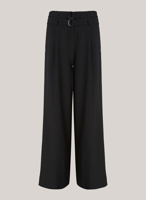 Calça Pantalona Shay Black John John Feminina