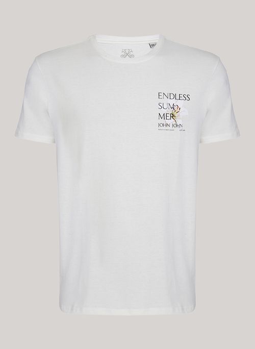 Camiseta Regular Fit Endless Flower John John Masculina