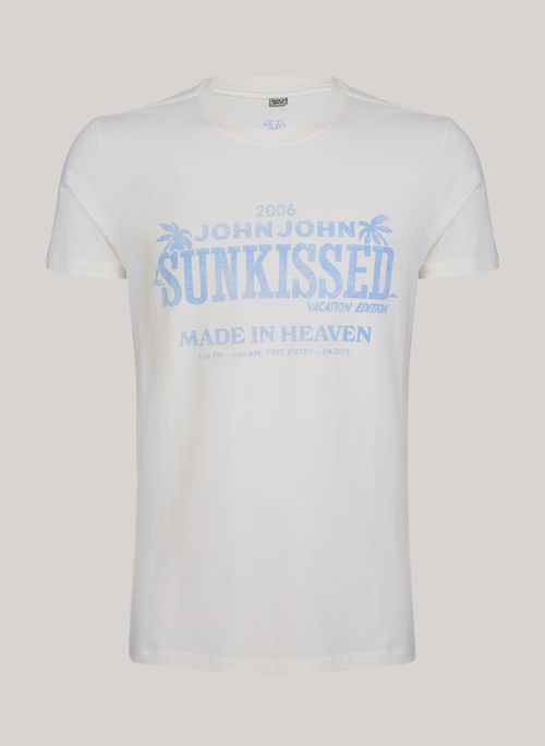 Camiseta Slim Fit Vacation John John Masculina