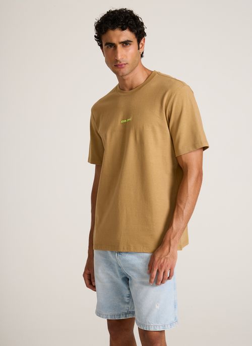 Camiseta Relaxed Fit Free Entry John John Masculina