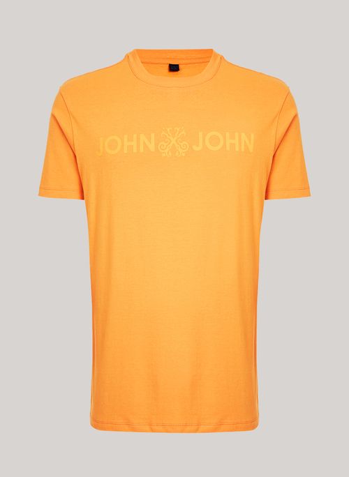 Camiseta Regular Fit Basic Laranja John John Masculina