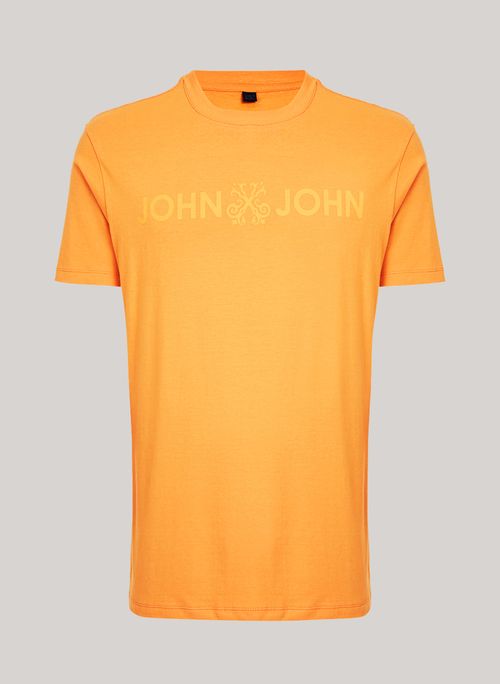 Camiseta Regular Fit Basic Laranja John John Masculina