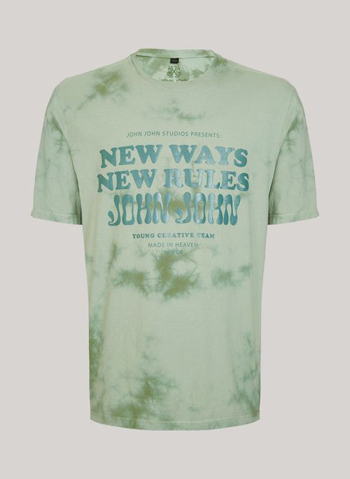 Camiseta Relaxed Fit New Rules John John Masculina