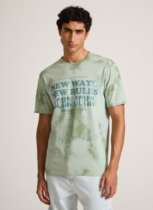 Camiseta Relaxed Fit New Rules John John Masculina