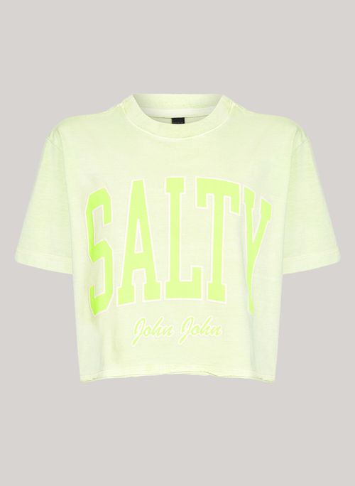 Camiseta Ampla Salty Soul Green John John Feminina