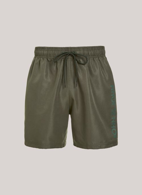 Shorts Reto Fiji Dark Green John John Masculino